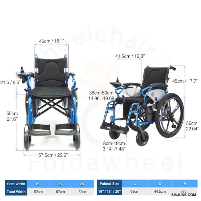 Motorized wheelchair dimensions new arrivals