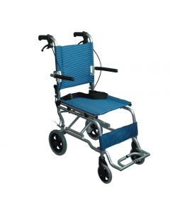 Esco Travel Chair WCH 5130sd Plain Blue With Carrying Bag