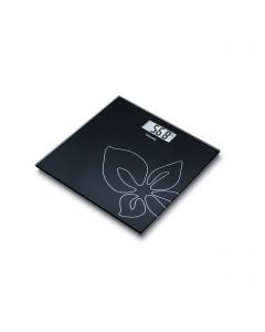 Beurer GS27 Black Flower Glass Scale