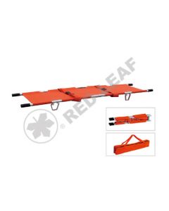 Double Fold Aluminium Stretcher w/Straps