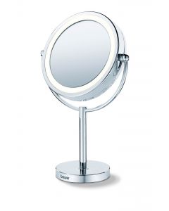 Beurer BS69-Illuminated Cosmetics Mirror 17cm(Mains operated) Silver