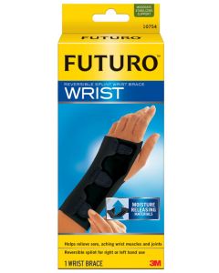 Futuro Reversible Splint Wrist Brace Large,Black