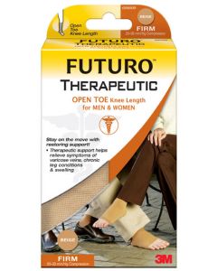 Futuro Open Toe Knee Length for Men & Women M Beige