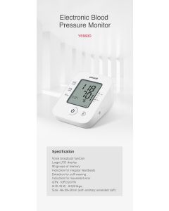 YUWELL BPM YE660D BLOOD PRESSURE MONITOR